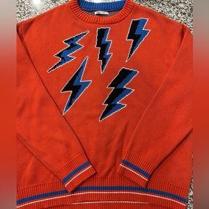 ZARA LIGHTNING BOLT SWEATER
